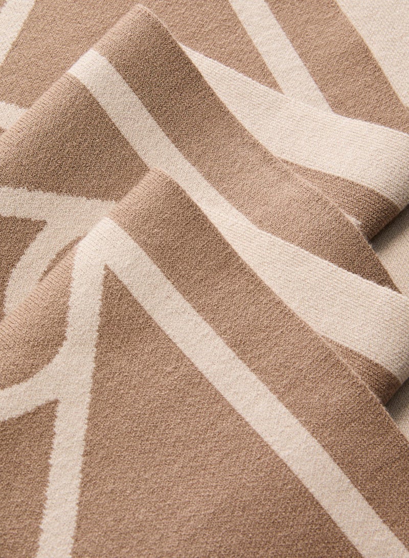 CALVIN KLEIN Emblem Fin Rib Scarf - Image 3